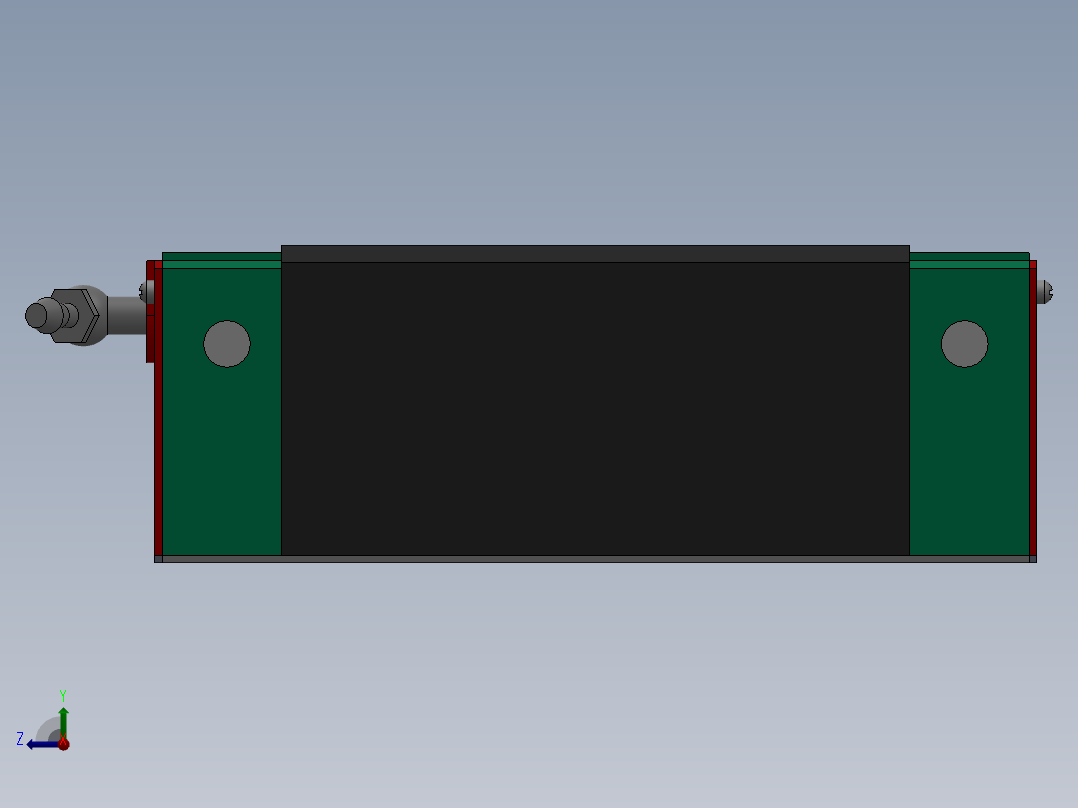 HGL-CA系列直线导轨[HGL(四方型(低))15C(重负荷)A(上锁式)]_滑块右视图