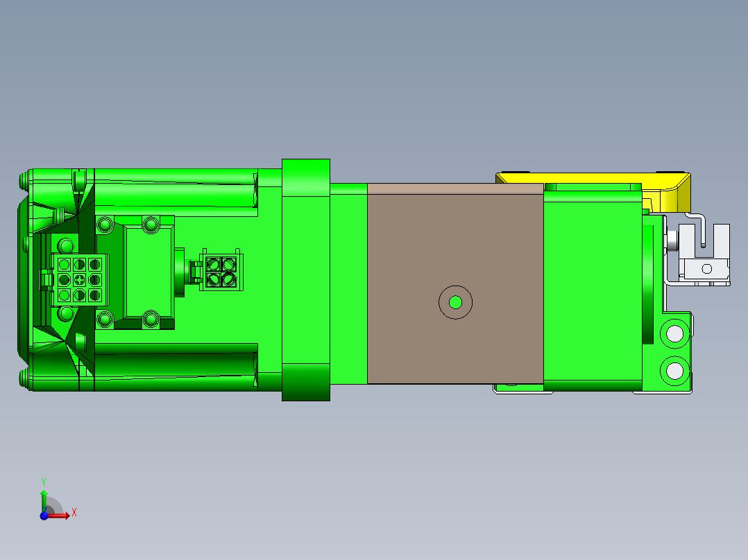 GTA内嵌同步带全封闭GTA5-BR-200W前视图