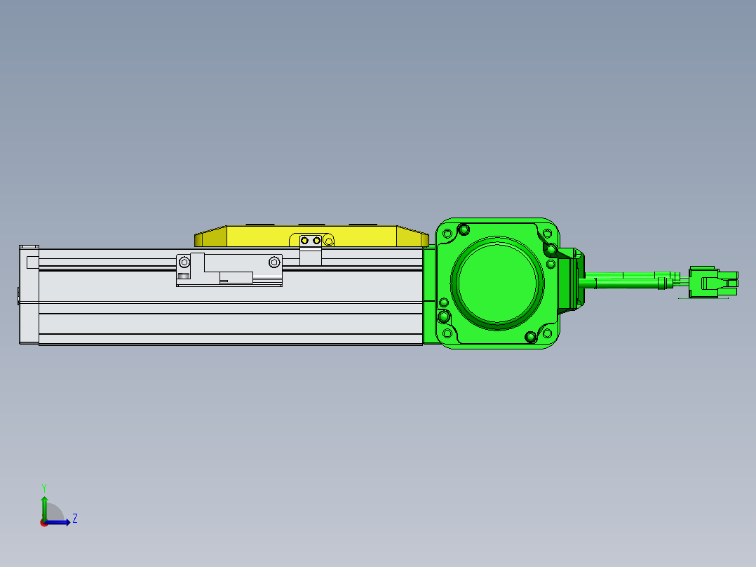 GTA内嵌同步带全封闭GTA5-BR-200W左视图