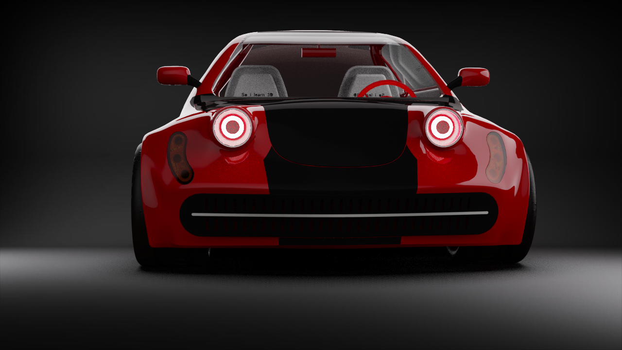 小型汽车造型3D图纸 step iges格式