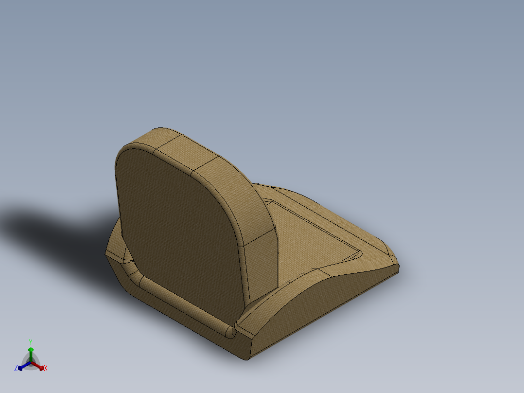 叉车座椅forklift-seat-sw正等轴测图