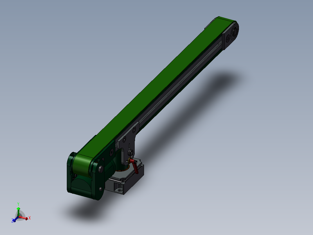 Gnome标准输送机3D模型主视图