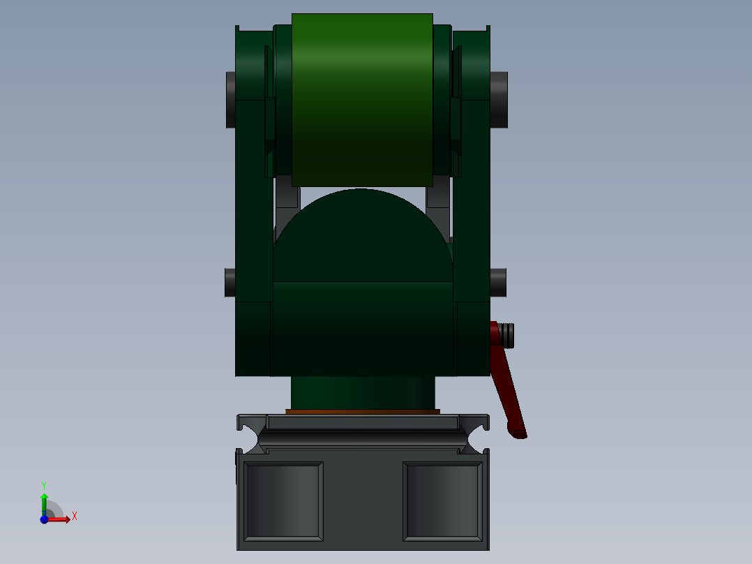 Gnome标准输送机3D模型前视图