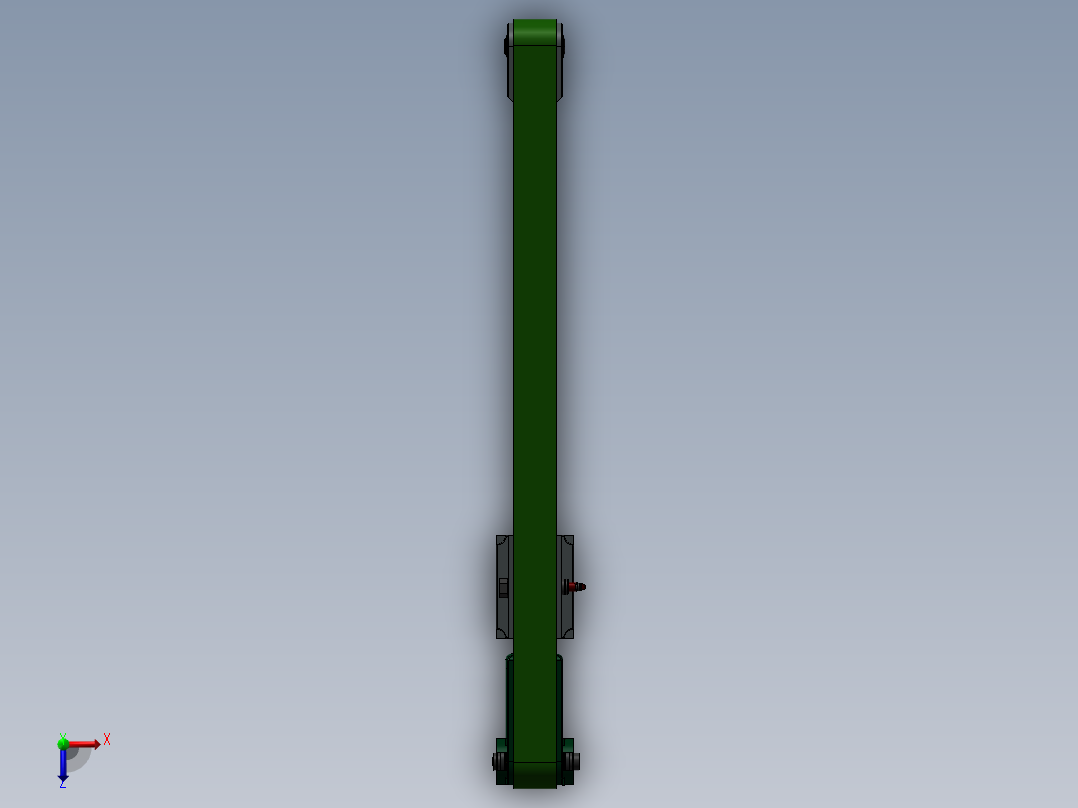 Gnome标准输送机3D模型俯视图