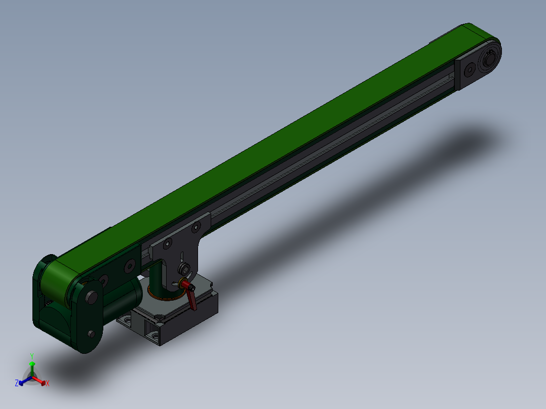 Gnome标准输送机3D模型正等轴测图