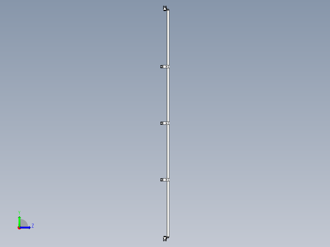 基恩士SL-JB207_side-mount_kc图纸模型左视图