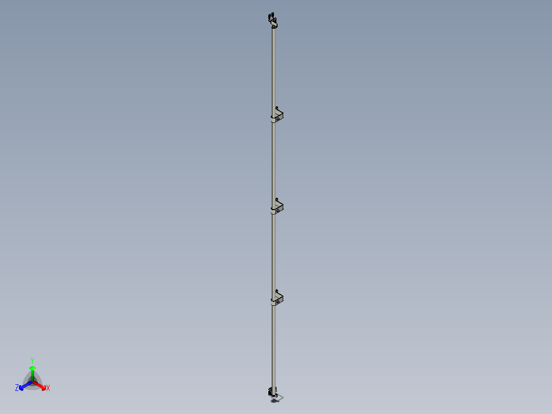 基恩士SL-JB207_side-mount_kc图纸模型正等轴测图