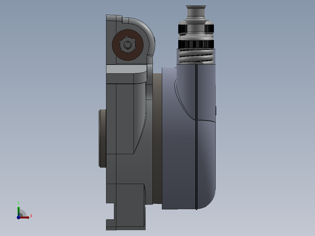 摩托车分配器总成前视图