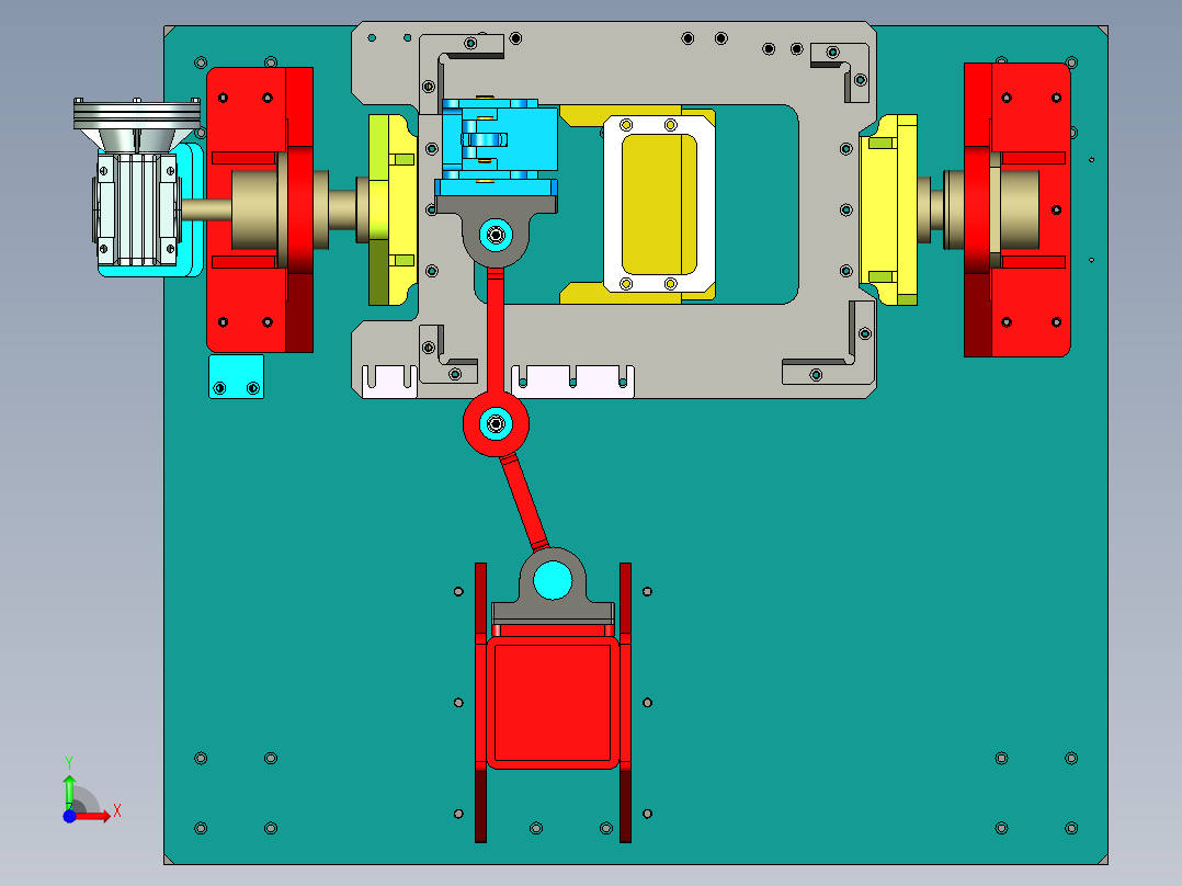 玻璃瓶盖压装设备ug10前视图
