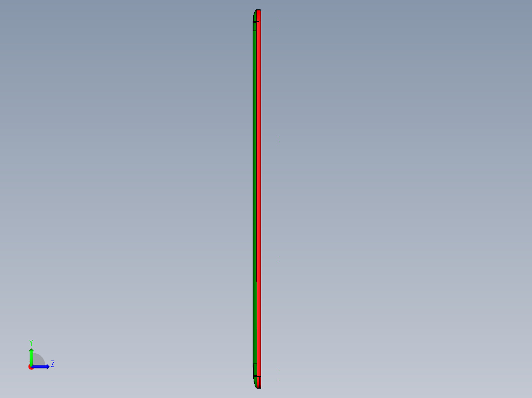 笔记本A壳全铣铣内腔结构程序模型左视图