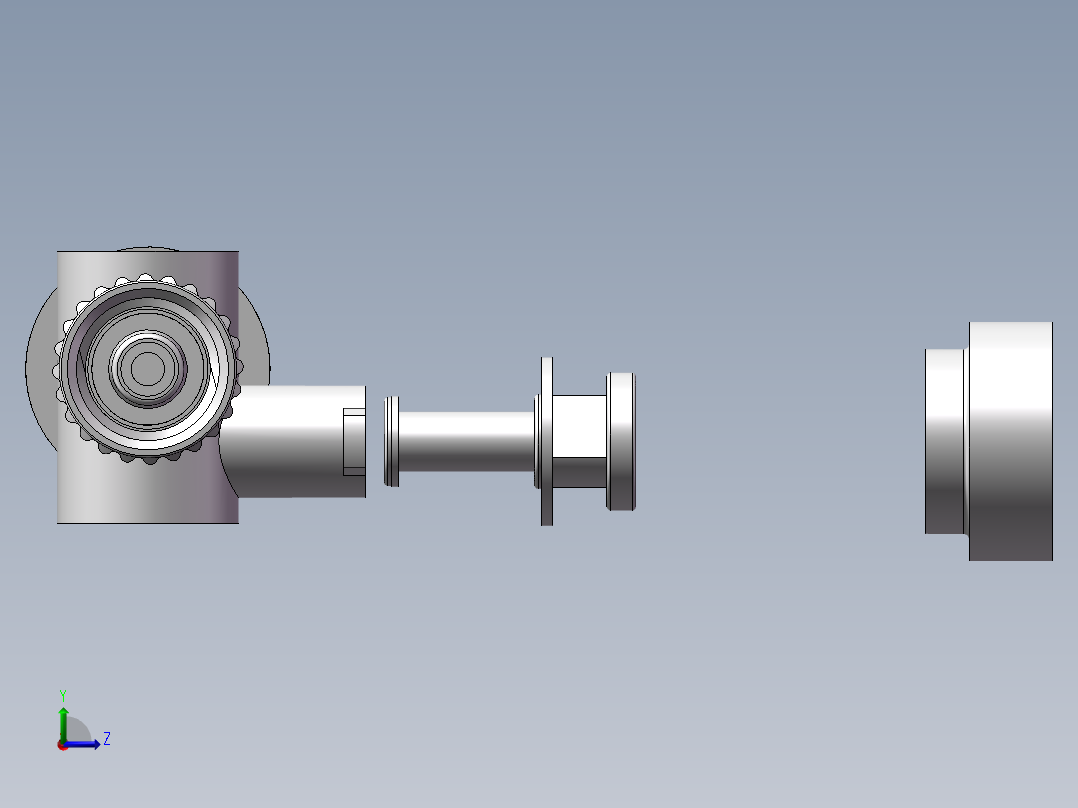 万通阀建模左视图
