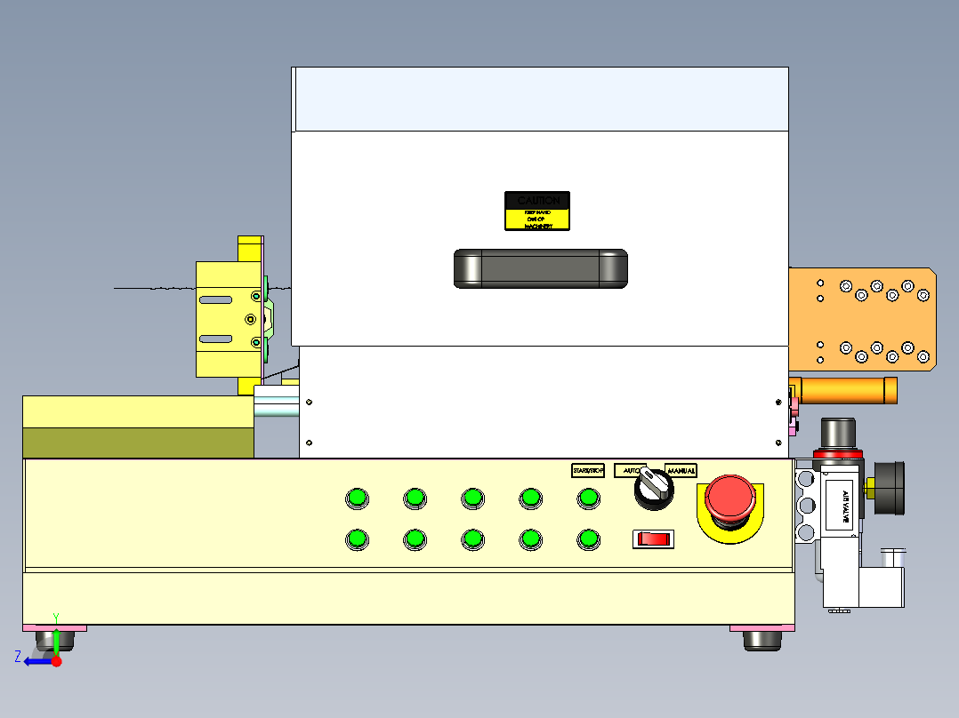 B2004251-电线扭转机右视图