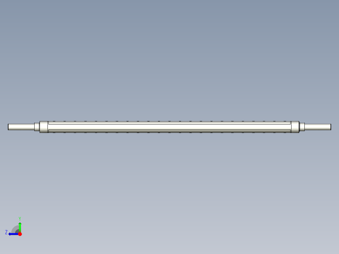 瓦片式气涨轴右视图