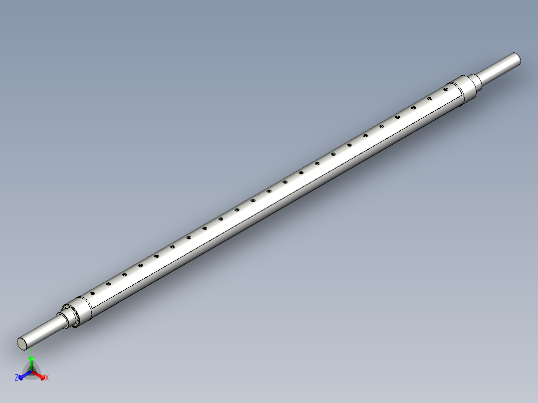 瓦片式气涨轴正等轴测图