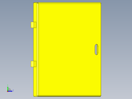 B3004595-电气箱外壳左视缩略图