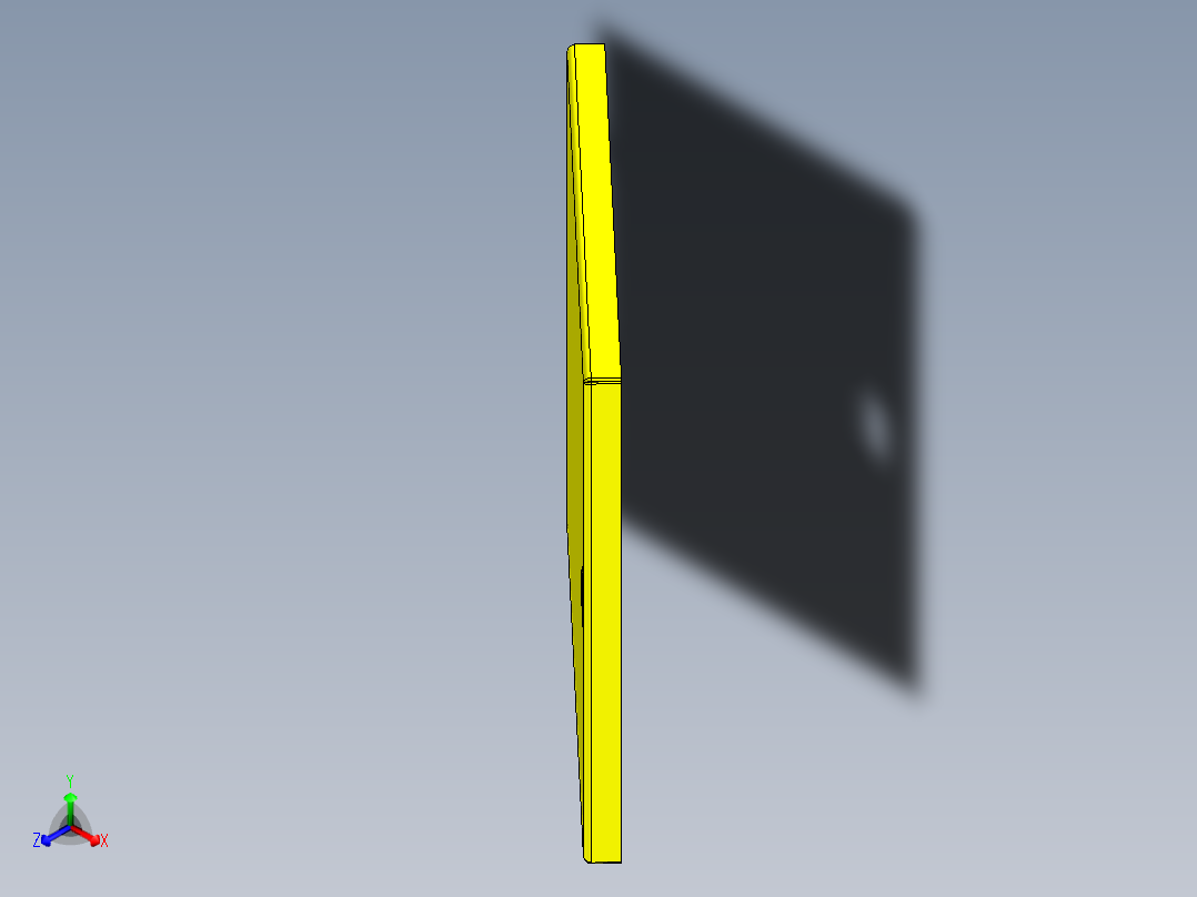 B3004595-电气箱外壳正等轴测图