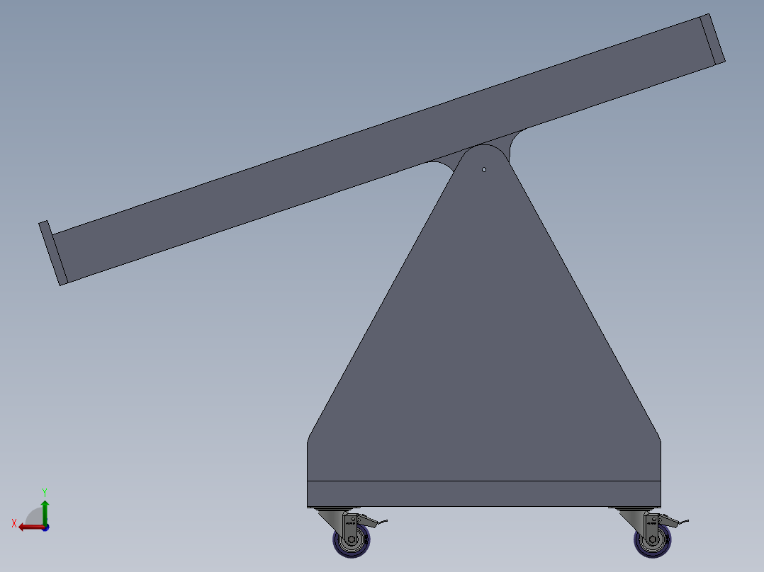 MDF 运输车后视图