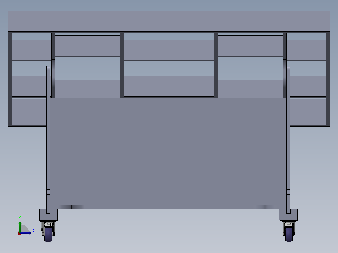 MDF 运输车左视图