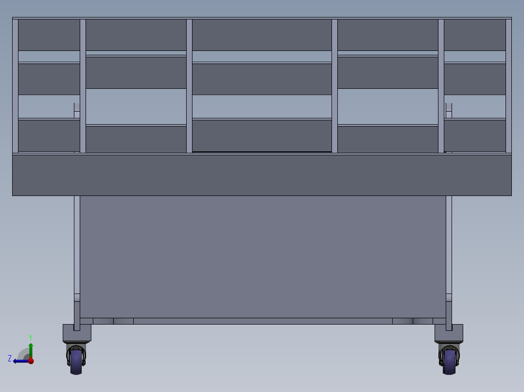 MDF 运输车右视图