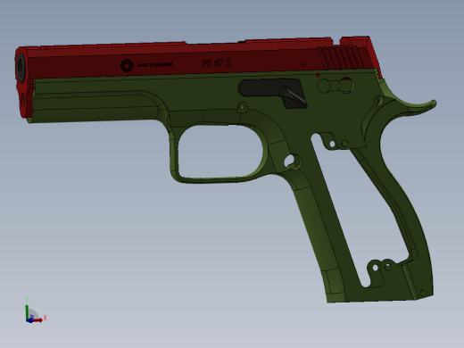 绿箭侠II-手枪壳体