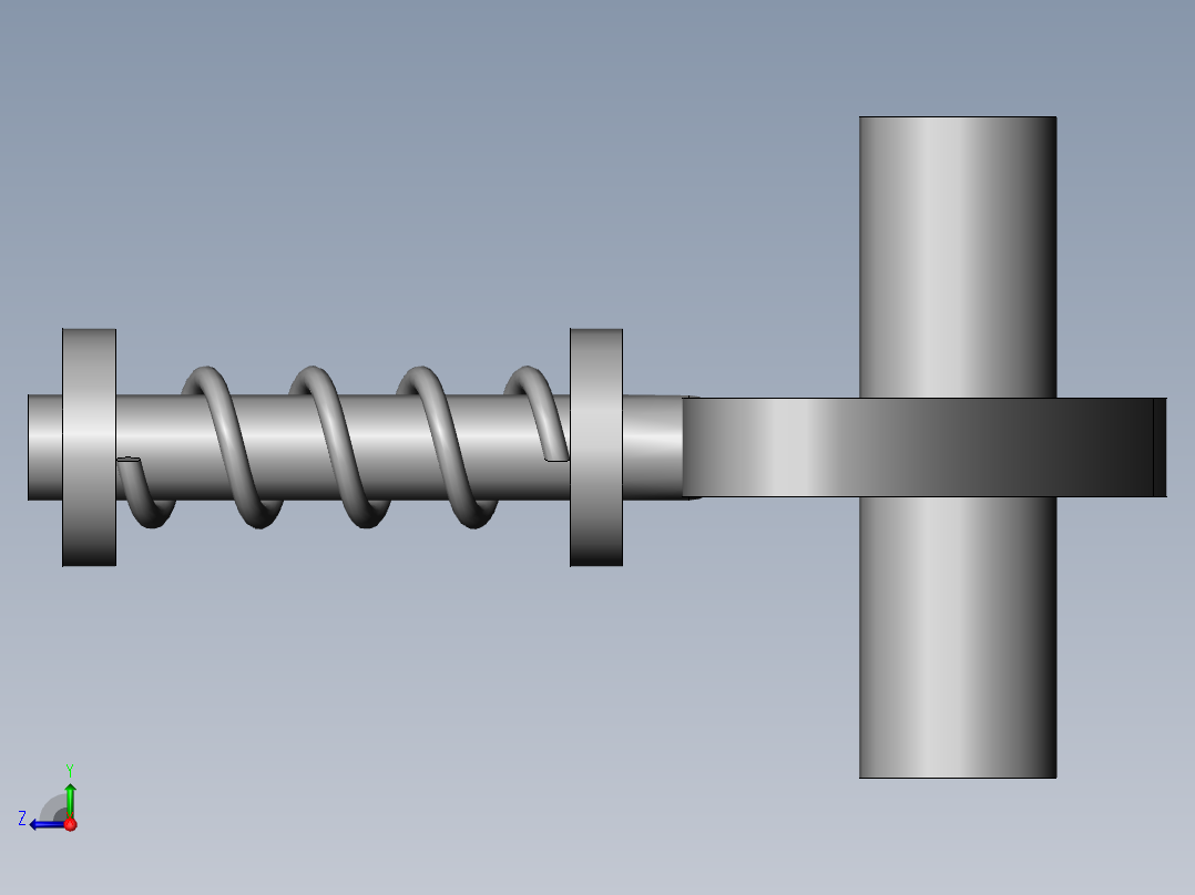 A0003883-凸轮和从动件机构组件右视图