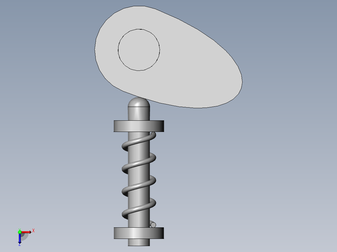 A0003883-凸轮和从动件机构组件俯视图