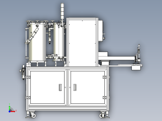 蓄电池封盖自动点胶机前视缩略图