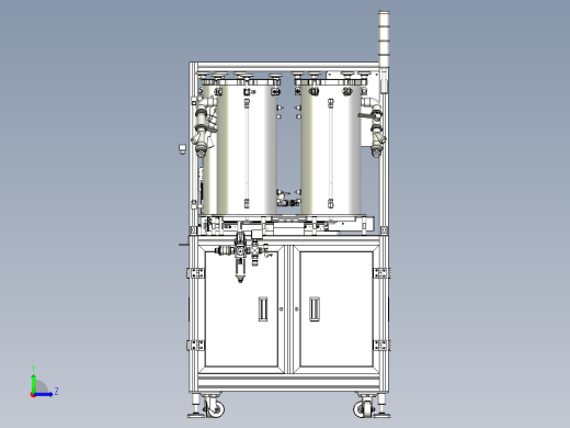 蓄电池封盖自动点胶机左视缩略图