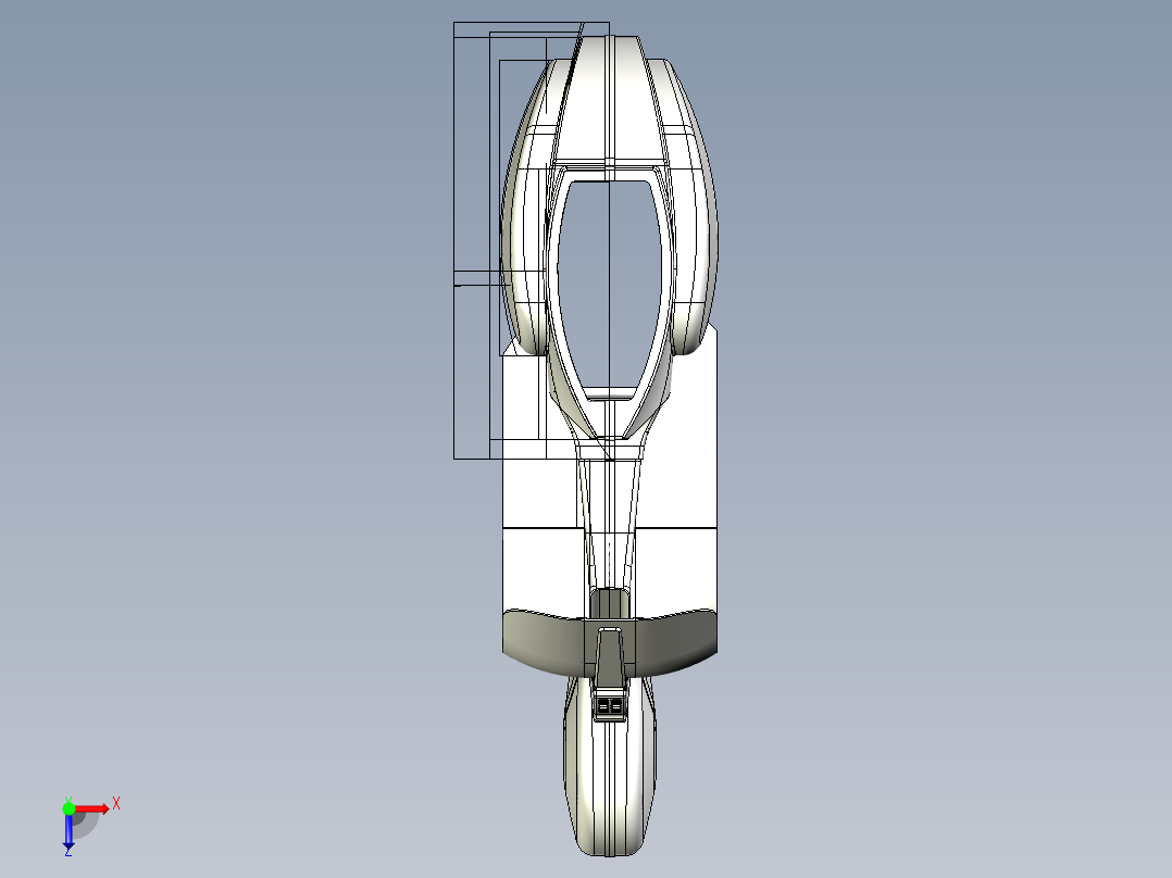 Vespa 50 特殊车身俯视图