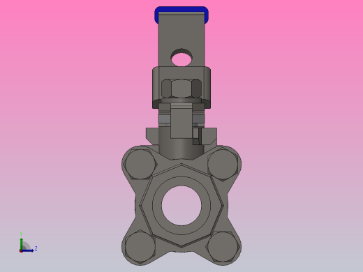 FNW-FNW310ASWD三片式内螺纹球阀左视缩略图