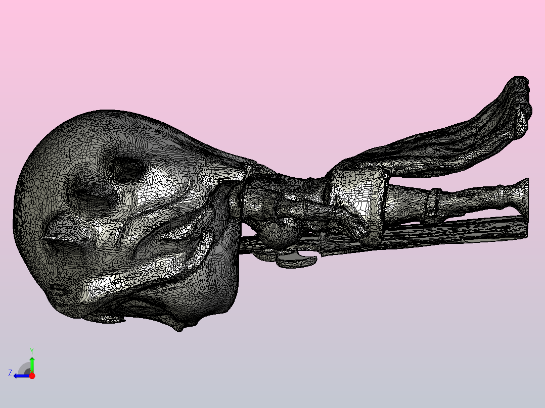 拿剑的女孩右视图