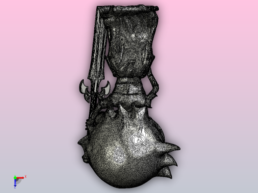 拿剑的女孩俯视缩略图