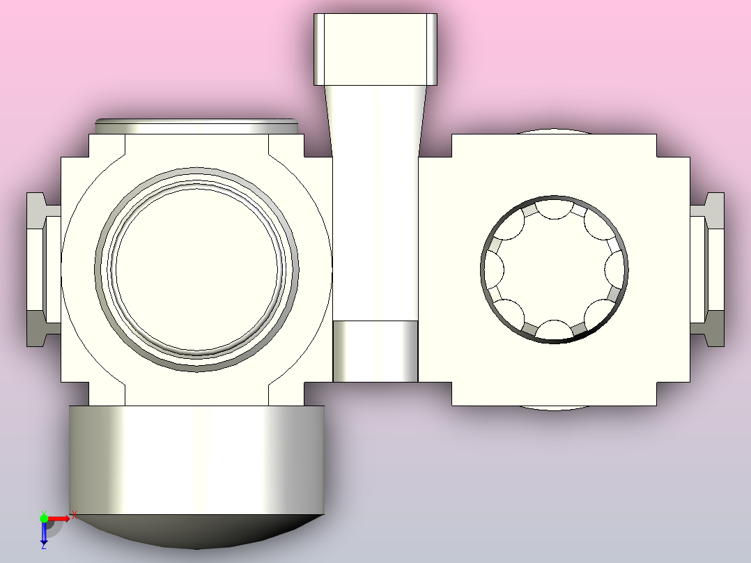 GAFC100二联件俯视图