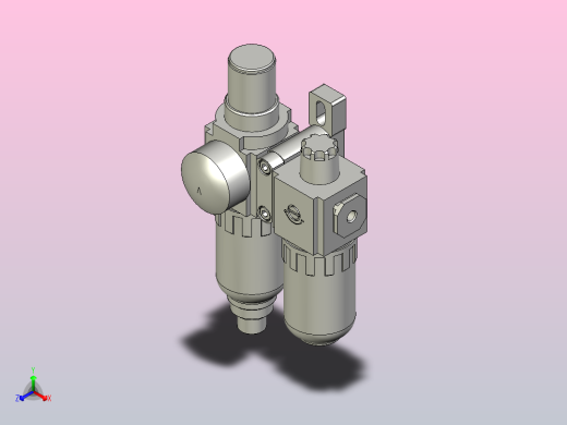 GAFC100二联件正等轴测缩略图