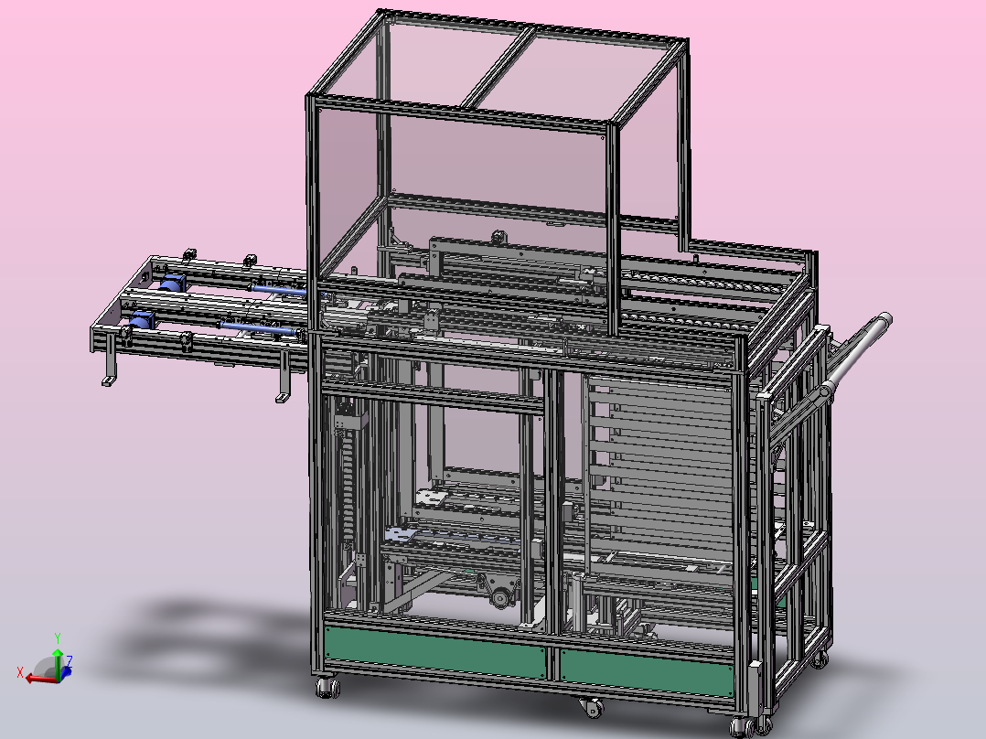 A14 摆盘上料拆分机主视图