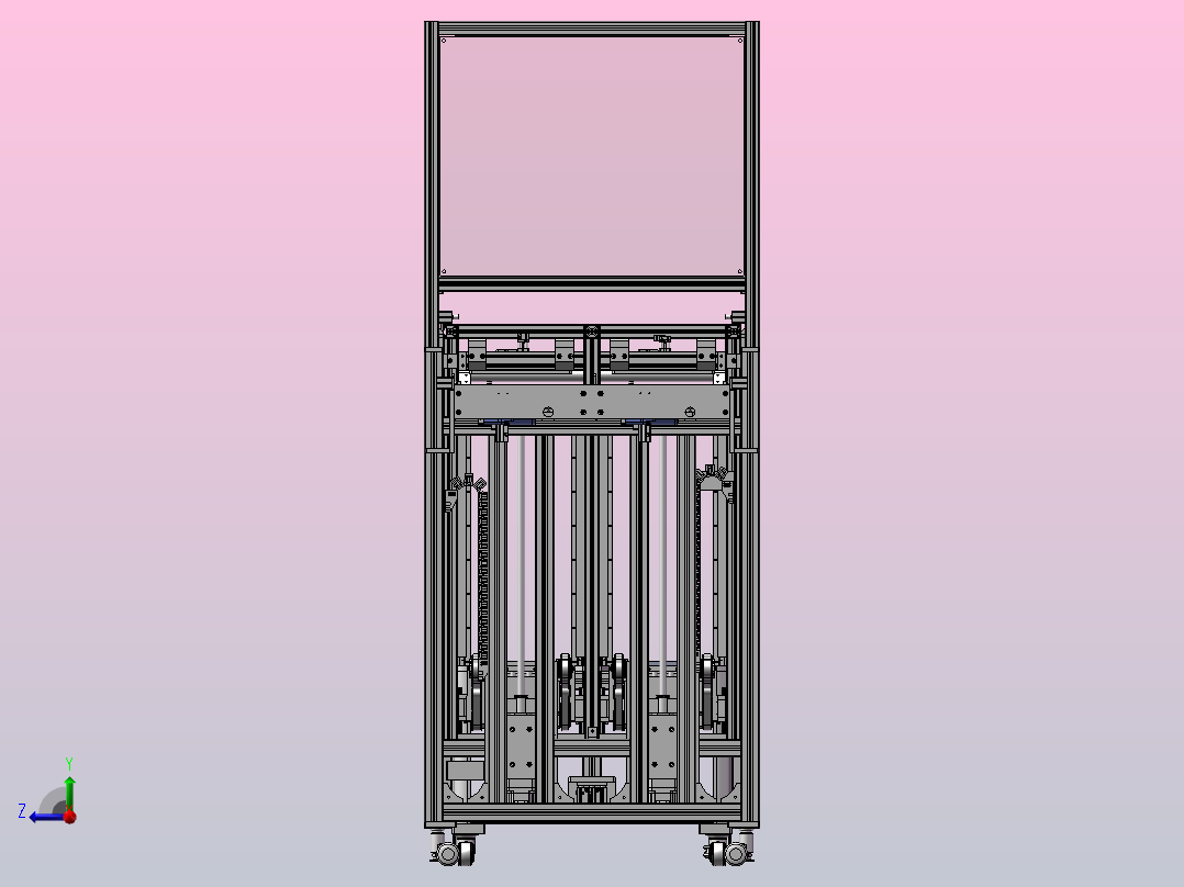 A14 摆盘上料拆分机右视图