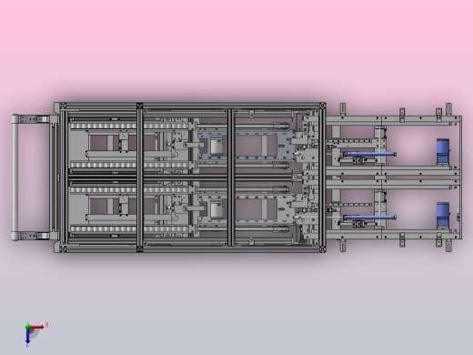 A14 摆盘上料拆分机俯视缩略图