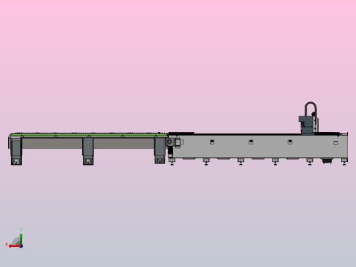 6米双平台激光切割机后视缩略图