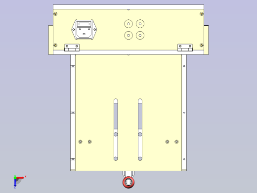 一种功能性顶针测试治具图俯视缩略图