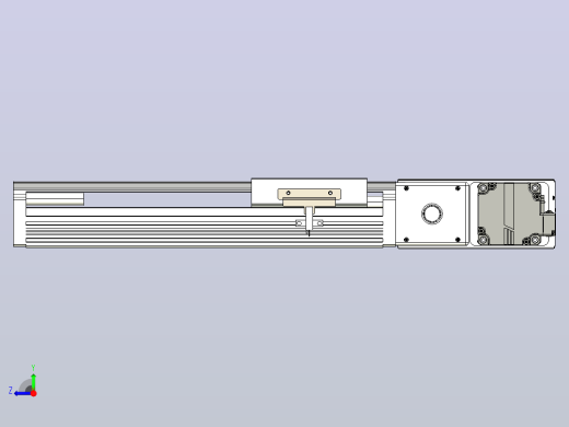 皮带直线轴半封闭可选导轨TPA-HNB-105D-90-L150-MR-C-P20-N3右视缩略图