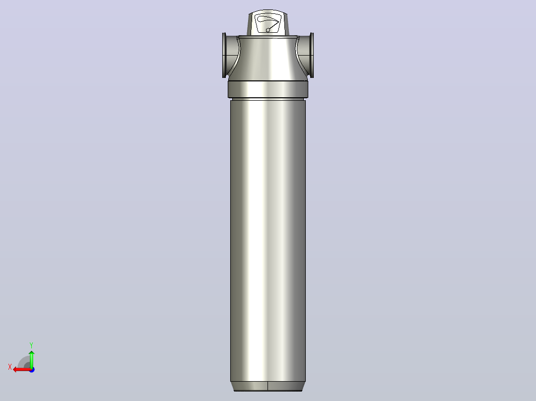 内嵌空气过滤器2NPT Sullair后视图