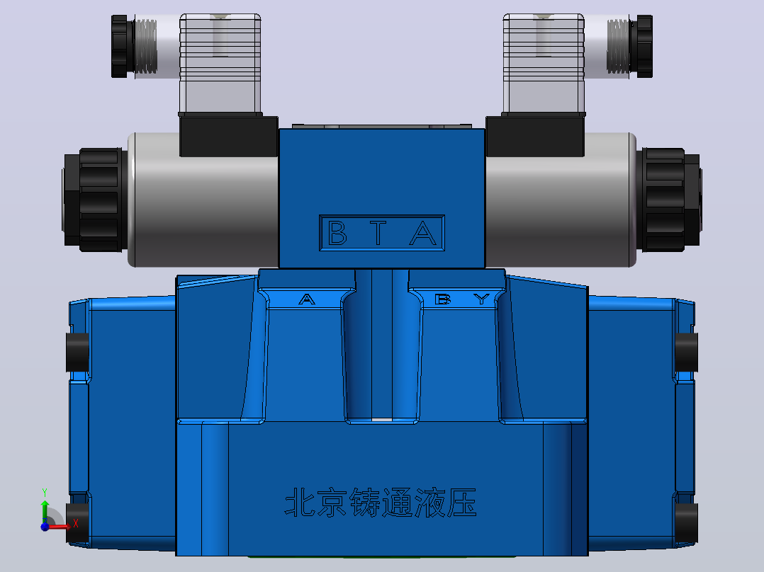 H-4WEH16 电液换向阀前视图