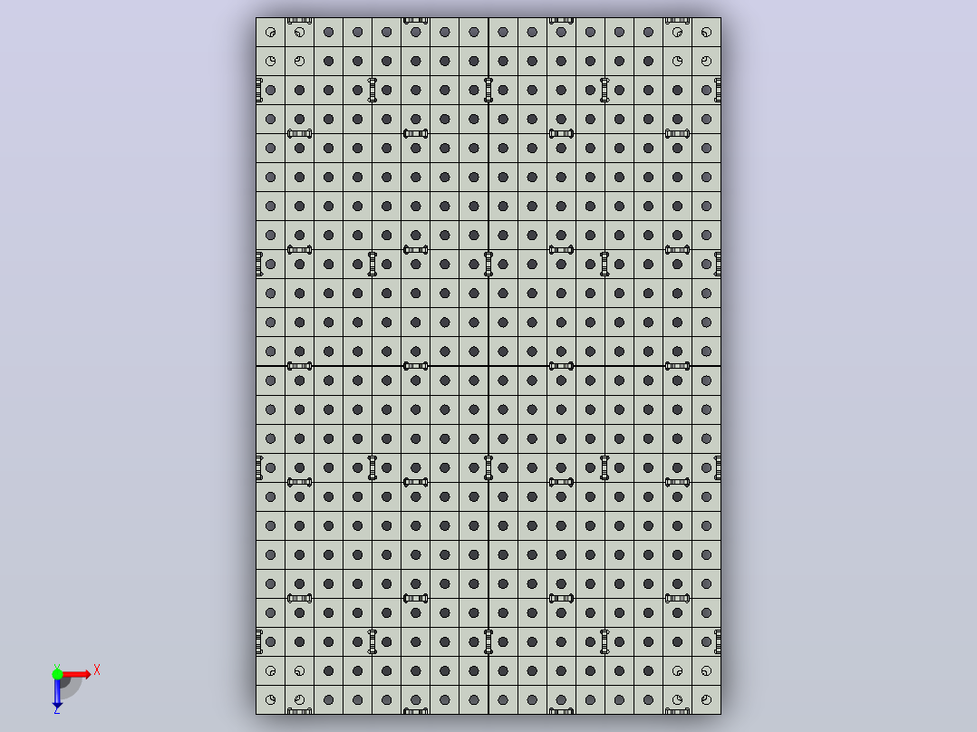 焊接工作台1200x800x150毫米俯视图