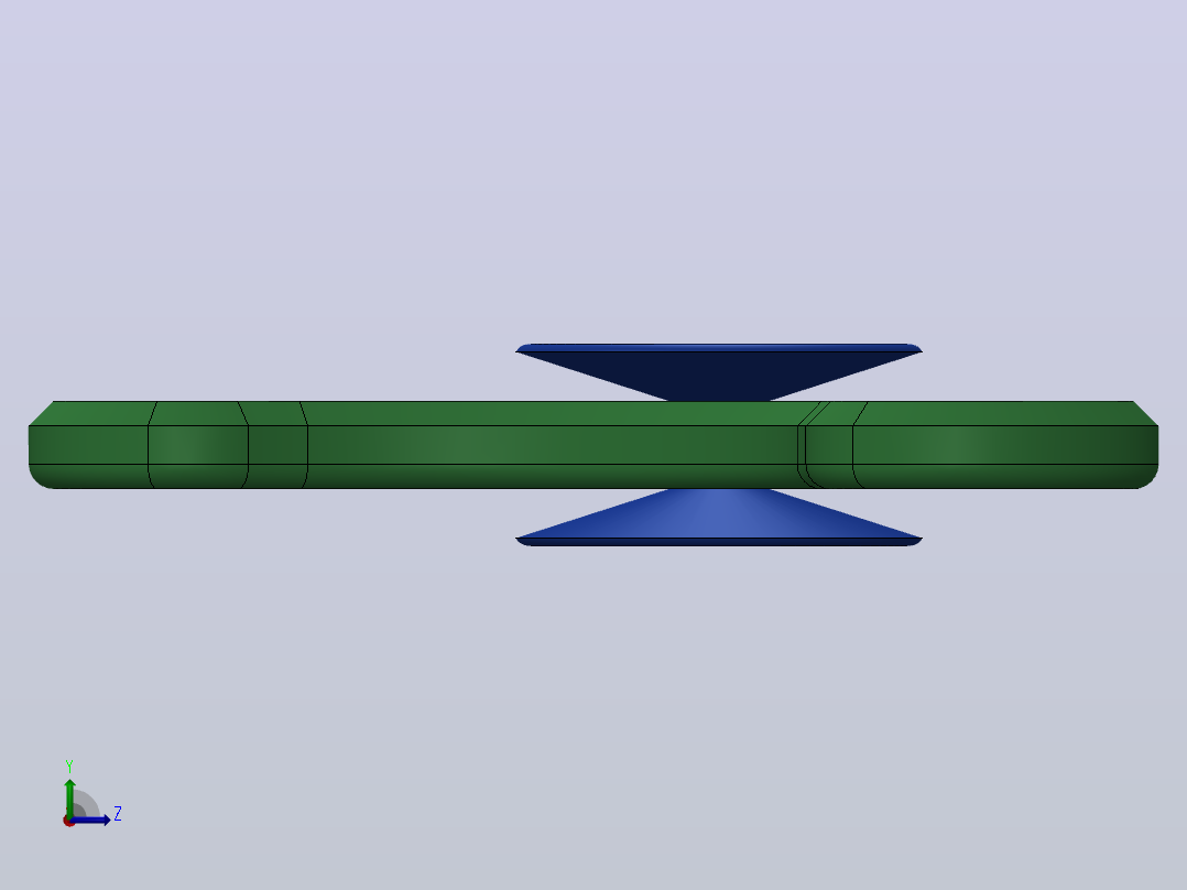 烦躁旋转器轴承是608，内8毫米，外22毫米，高7毫米左视图