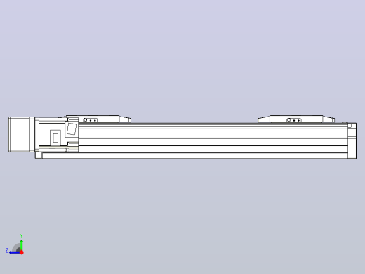 滚珠丝杠线性轴TPA-GCRS-80-1610C-L75-ML-M20-N3右视缩略图