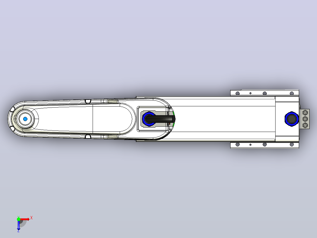 SCARA机器人 THL800俯视图