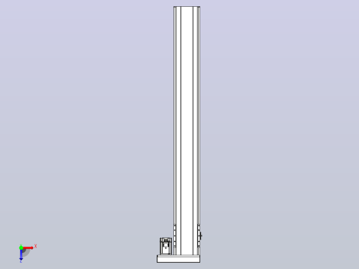 日规模组半封闭丝杆TPA-HNR-175D-2510C-L1400-ML-Y-P75-N3俯视缩略图