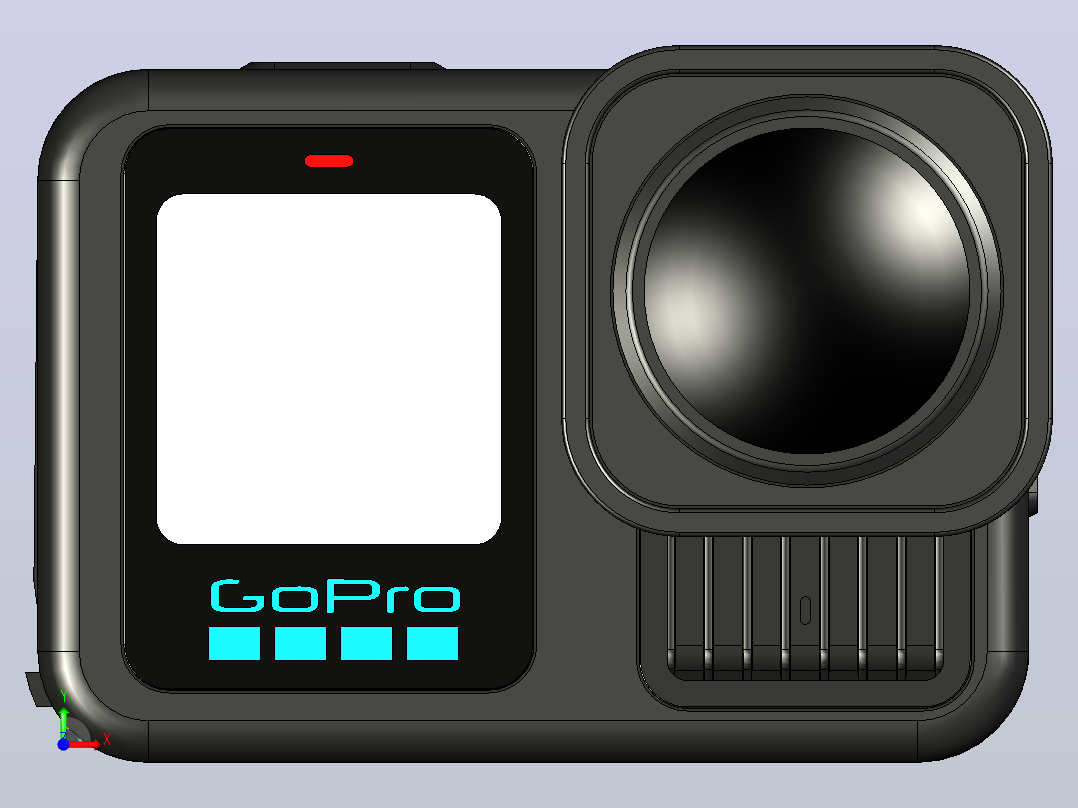 GoPro Hero 13 超广角相机前视图