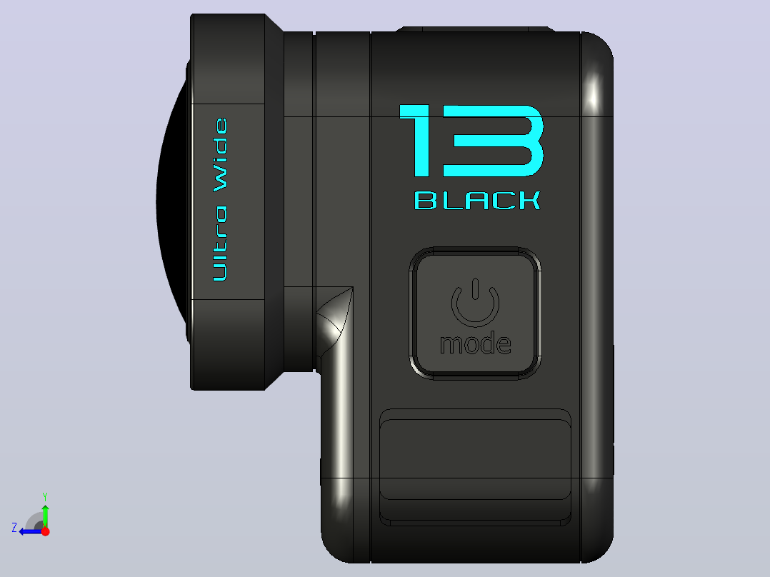 GoPro Hero 13 超广角相机右视图