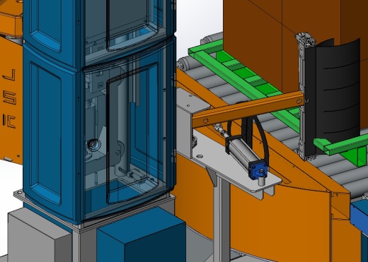 在线式缠绕机流水线3D数模图纸 Solidworks设计缩略图